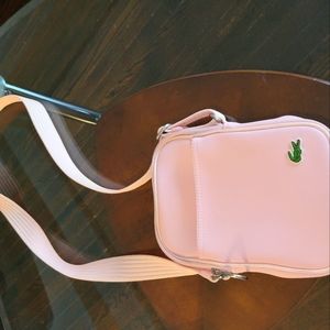 Lacoste Vertical Crossbody Camera Bag Pink
